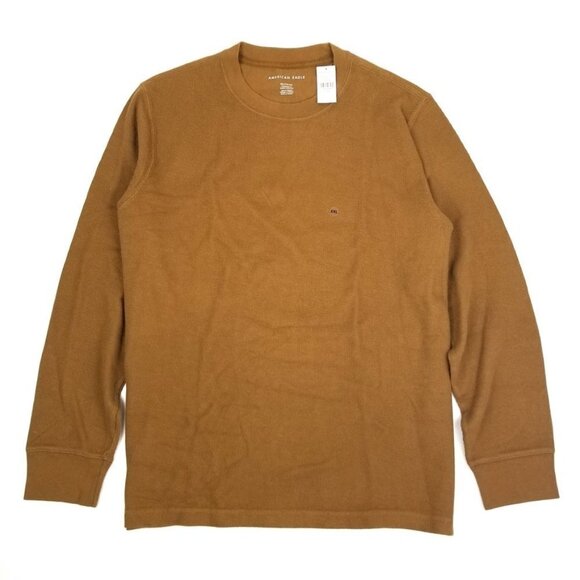 NWT American Eagle Standard Fit Long Sleeve Crew Neck Rib Knit Sweater Mens XXL - Picture 1 of 8